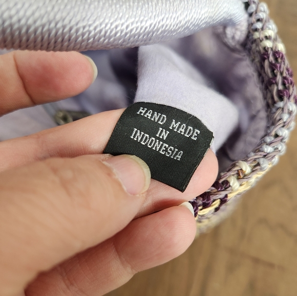 THE SAK purple woven plaid purse - Picture 7 of 10